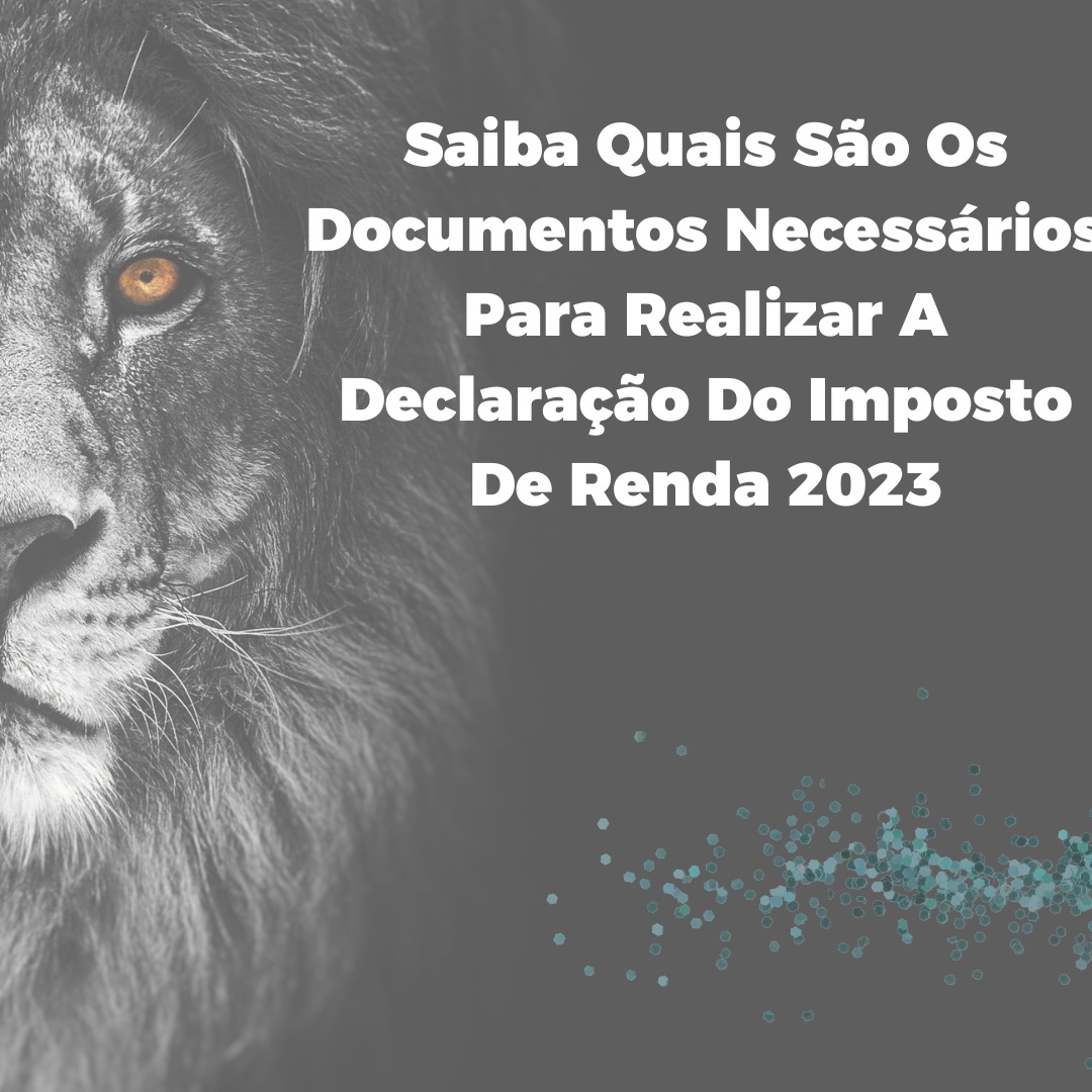 Saiba Quais São Os Documentos Necessários Para Realizar A Declaração Do Imposto De Renda