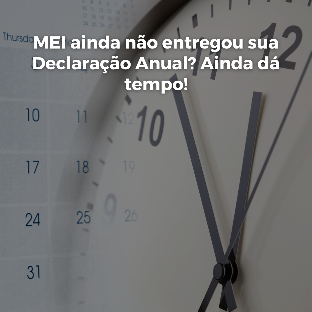 MEI Ainda Não Entregou Sua Declaração Anual? Ainda Dá Tempo!!